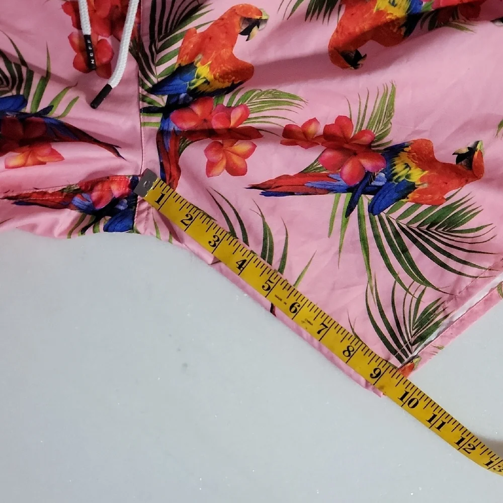 Neff Pink Tropical Parrot Board Shorts